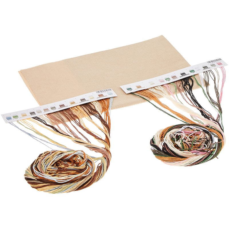 Dimensions Counted Cross Stitch Kit, Teddy and Kittens