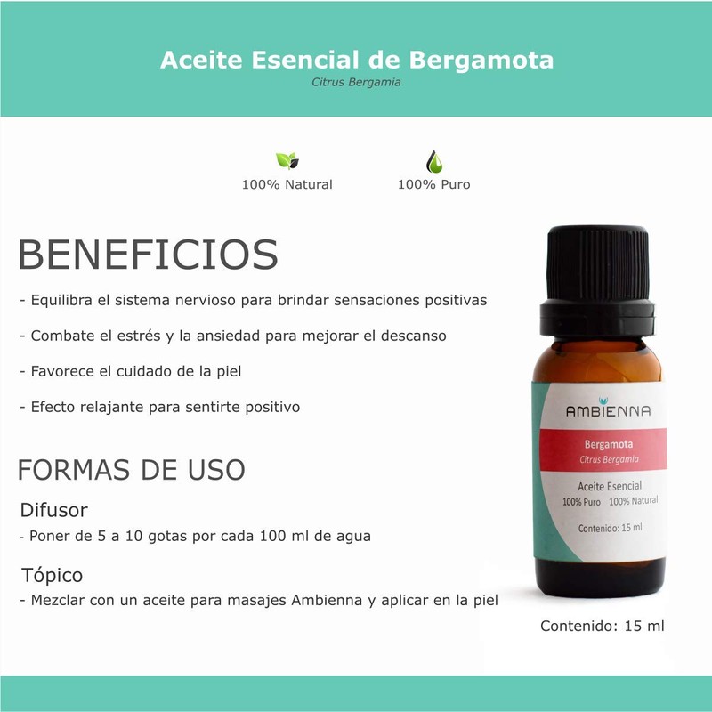 Ambienna Aceite Esencial de Geranio Palmarosa 15 ml - 100%