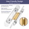 7" 2 pcs Hidden Hinges for Doors Invisible Hinges Concealed