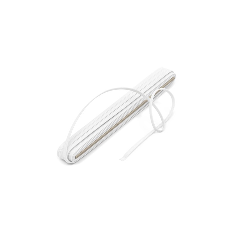 Dritz White Elastic Soft Baby, 1/8" (3.1 mm)