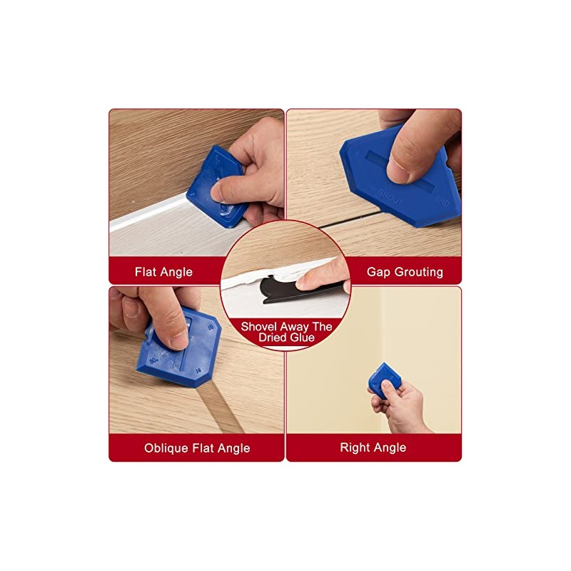 Caulk Gun Kit, Smooth Silicone Caulking Gun and Caulk Remover