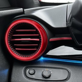 auovo Air Conditioner Vent Ring Interior Accessories for 2024 2025 Chevy Trax Accessories Dashboard Air Conditioning Vent Outlet Trim Cover Auto Interior Decoration(2pcs/Set)