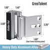 GreaTalent 6PACK Home Security Door Reinforcement Lock Childproof, Add High
