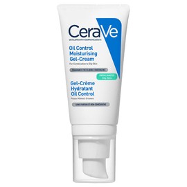 CeraVe Oil Control Gel-Crema Hidratante I Control de Brillo & Hidratación Facial I Formula Ultra-Ligera Para Piel Mixta a Grasa I 52ml