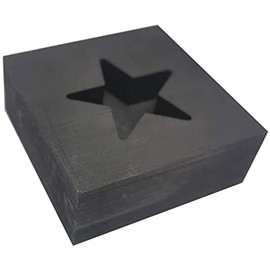 LLF Star Graphite Cast Ingot Mould Metal Refinition Gold Silver Star Shape