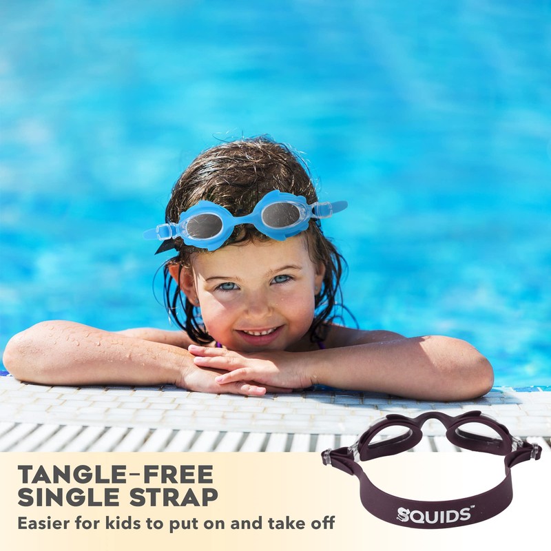 Squids Kids Swim Goggles (Reef Aqua)