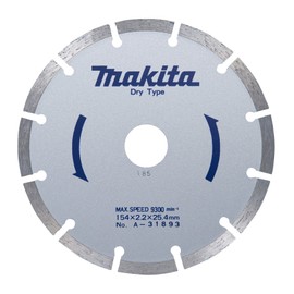 Makita A-31893 Diamond Wheel, Outer Diameter 6.0 inches (154 mm), Multi