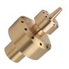 Copper Double Column Fountain Nozzle Music Fountain Landscape Scenery Nozzle