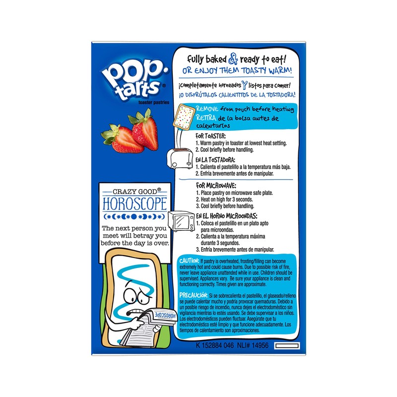 Kellogg's Frosted Strawberry Pop-Tarts 416 g