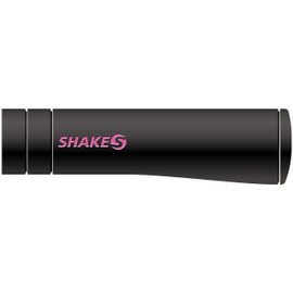 Shakes Pistola SP-01SB-NP03 Black Body x Neon Pink Soft Type/Black Body/Bull Horn, Dedicated Grip for DH Bars, 1 Pair 2 Pieces