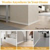 Self-Adhesive Flexible Baseboard Molding Trim – 20 Ft Vinyl Wall