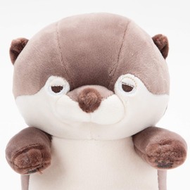 Liv Heart 68227-33 Premium Nemu Nemu Animals Sitting Body Pillow, Kururi the Otter, Size S (Total Length: Approx. 7.1 inches/18 cm), Fluffy, Plump