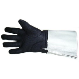 Fencing Washable Glove with Black Palm and "FENCING" Printed on Back of Hand (X-Large, Right)