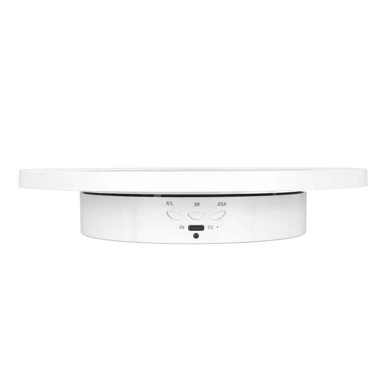 AUNMAS 360 Degree Rotating Display Stand, Electric Rotating Turntable for