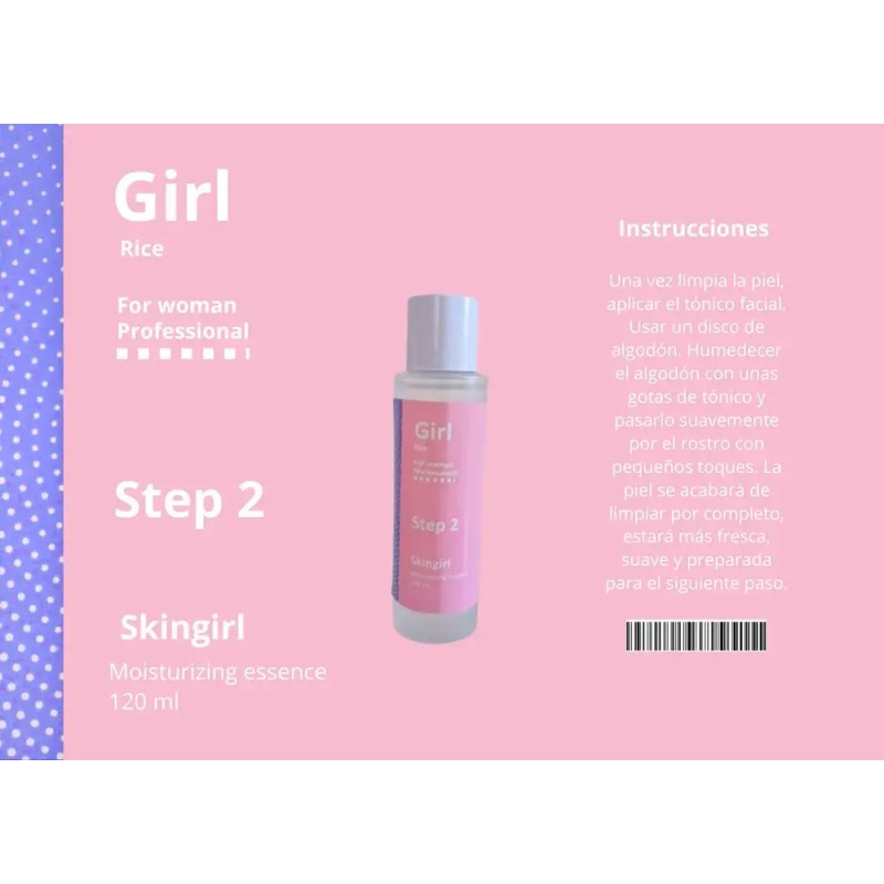 Set Facial Para Aclarar La Piel Con Extracto De Arroz