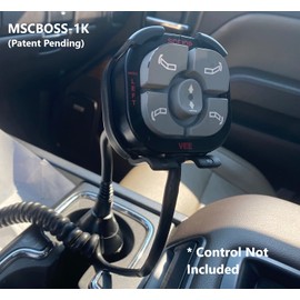 Professional Parts Warehouse Boss Snow Plow Handheld Control Cup Holder Single Mount Kit - Aftermarket