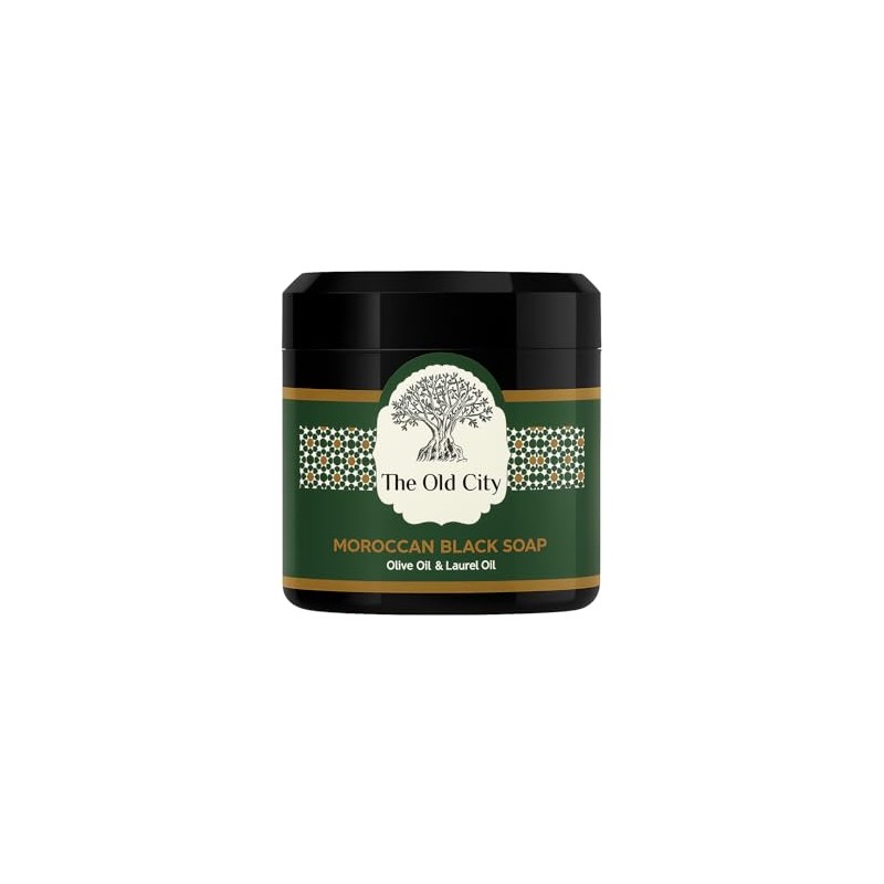 Moroccan Black Beldi Soap 500g – Laurel – Traditional Hammam