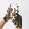BASSDASH Unisex Fingerless Fleece Liner Camo Hunting Gloves for Cold
