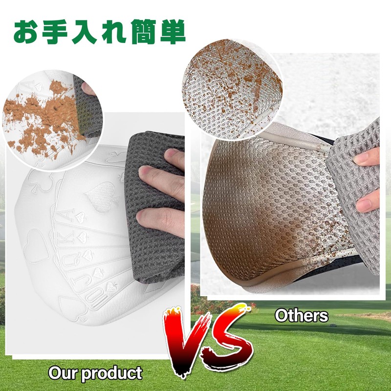 Golf Club Headcovers Poker Design Golf Headcovers Premium Leather Driver