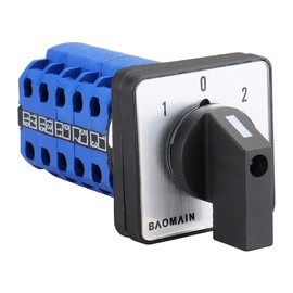 Baomain Change Over Rotary Cam Combination Switch SZW26-20/D505.5 AC 660V 20A Universal