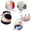 Pregnancy Belt, 3 in 1 Elastic Belly Band for Pregnancy,
