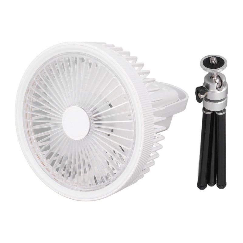 Tripod Stand Fan USB Rechargeable Retractable Portable Camping Fan Hanging