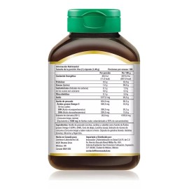 Jamieson Omega-3 con Cúrcuma Suplemento Alimenticio, 180 Cápsulas