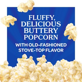 Act II Homestyle Microwave Popcorn, Movie Night Supplies, 2.75 oz., 6-Count Bags (Pack of 6)