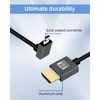 YANBORONSN 8K Micro HDMI to HDMI Coiled Cable 2.2FT, Spring