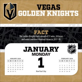 Turner Sports Vegas Golden Knights 2024 Box Calendar (24998053097)