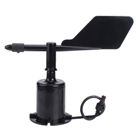360 Degree Wind Transmitter Transducer Wind Speed Anemometer Instruments for Ambient Weather0-10V 0.7m Patch Cord