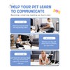 4 Pcs Dog Talking Button Set, Dog Buttons for Communication,