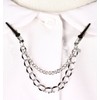 Double Chain Sweater Guard, Cardigan, Collar Slim Clip - Organza