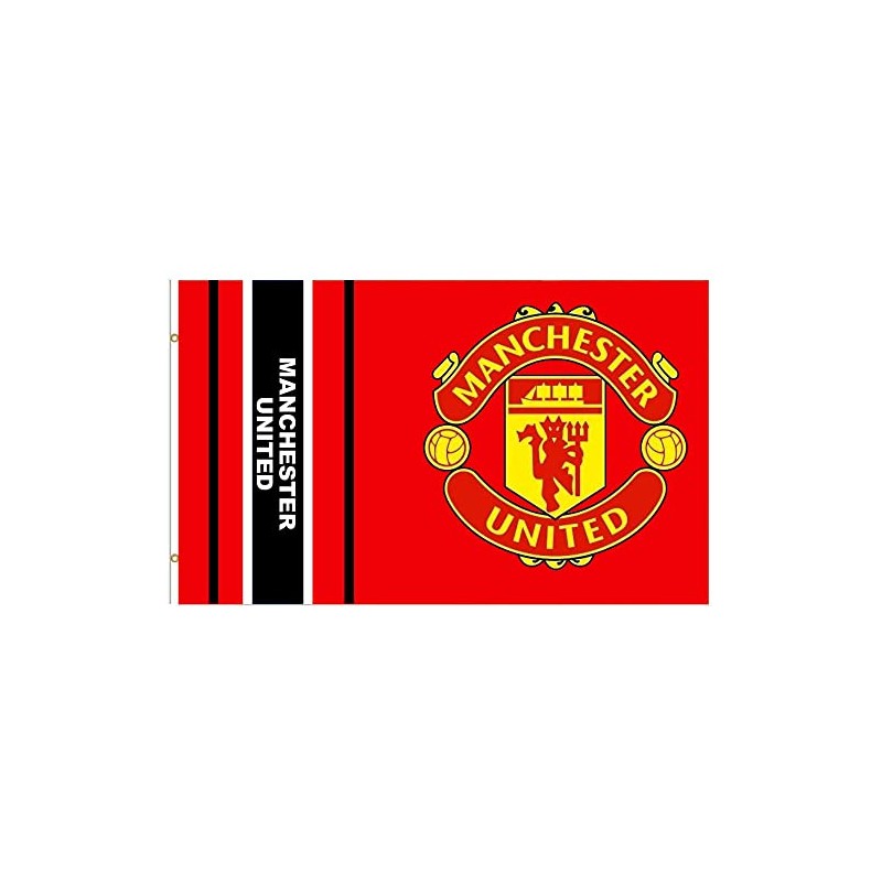 MUFC Giant Manchester Utd Football Crest Flag (5ft x 3ft