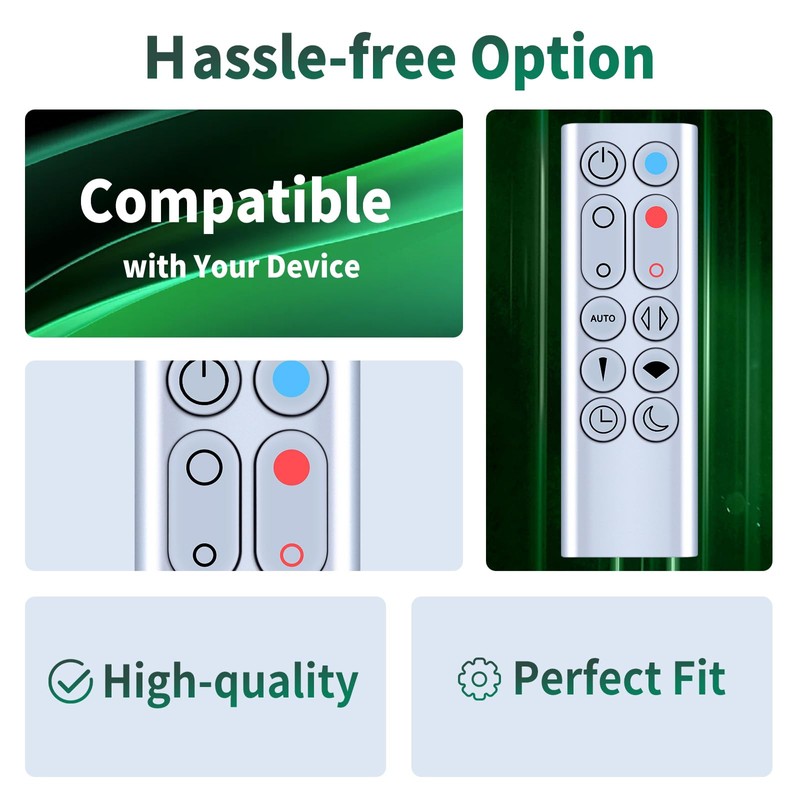 CLVIZCXOM New Remote Control Replacement for Dyson HP02 HP03 Hot
