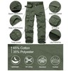 CARPANT Army Green Tactical Cargo Pants for Men Baggy Cotton