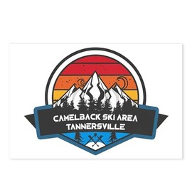 CafePress Camelback Ski Area Tannersville Pennsylvania Postcards (Package of 8), 6"x4" Printed Note Card