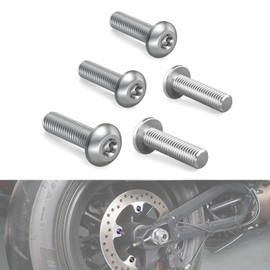 NICECNC Rear Brake Rotor Disc Hardware Bolts Kit Titanium Alloy Compatible with Harley Sportster S RH1250S 2021-2024, Pan America 1250 RA1250/Special RA1250S 2021-2024, Replacement for 41500020
