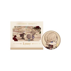 Genshin Impact Lean, Mean, Cleaning Machine! Series Character Badge & Transparent Card Set - Lyney