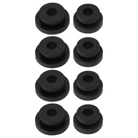 SG Store Pack of 8 Black Radiator Mounting Rubbers NRC5544 572312 Suitable for All 4 Cylinder Petrol or Diesel Compatible with Land Rover Defender 200Tdi 300Tdi