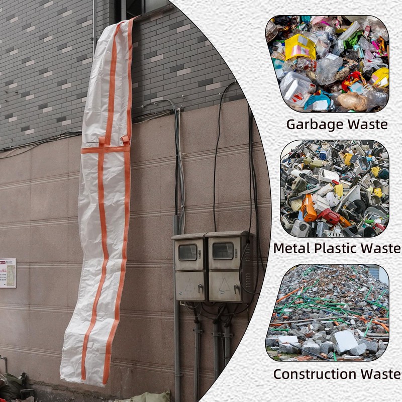 BERPET Construction Chute Heavy Duty Trash chute10 ft, Extra Thick