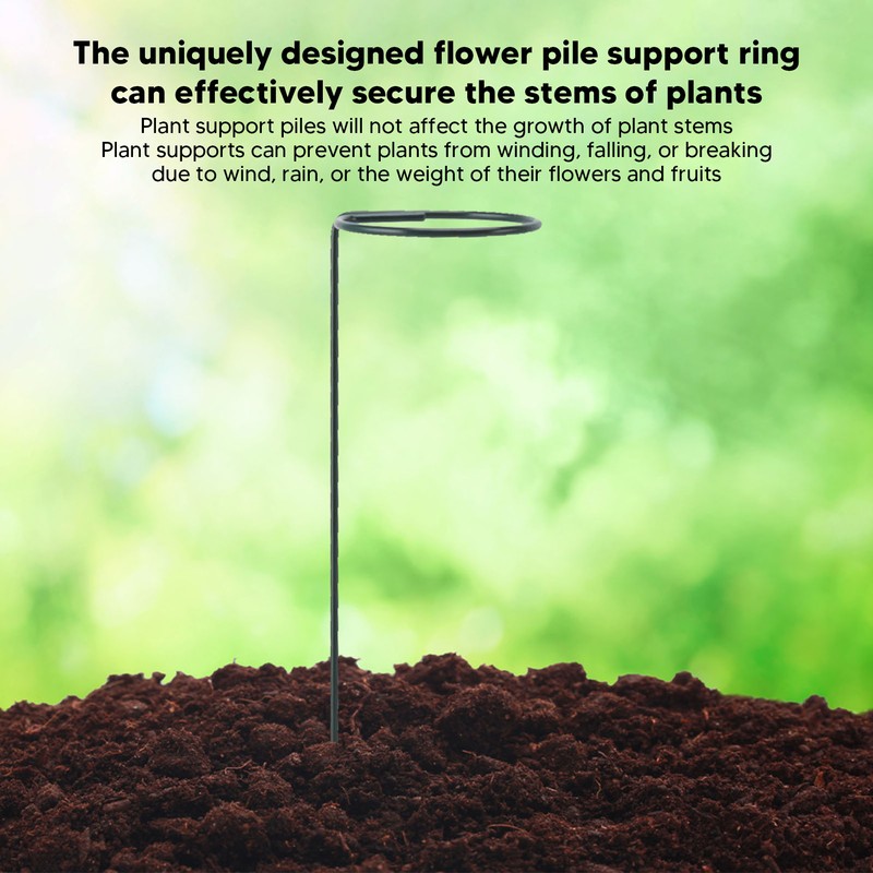 12Pcs Plant Stakes Reusable Plant Sticks Support Anti Rust Stem