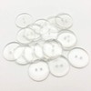 Yiasangly 20mm Clear Transparent Resin Round Buttons, DIY Sewing Garment