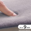 【Made in Japan Deodorizing Washable】Sanko Non-Slip Fluffy Type Toilet Seat