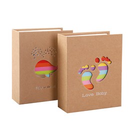 Large Size Photo Album Set, Large Storage, Photo Album, Insert Type, Baby and Children, Growth Records, Holds 200 Sheets per Book