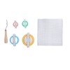 Rug Hooking Mesh Kit Durable Carpet Making Punch Needle Gridding