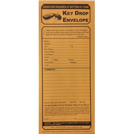 Key Drop Envelope 200 Quantity (7216)(U3)