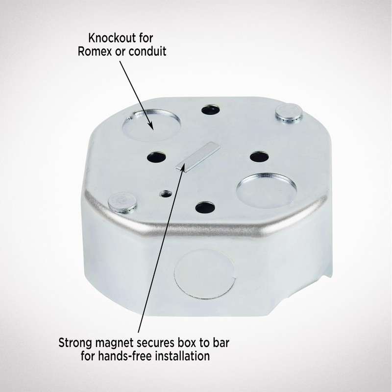 Westinghouse 0110000 Saf-T-Brace for Ceiling Fans, 3 Teeth, Twist and
