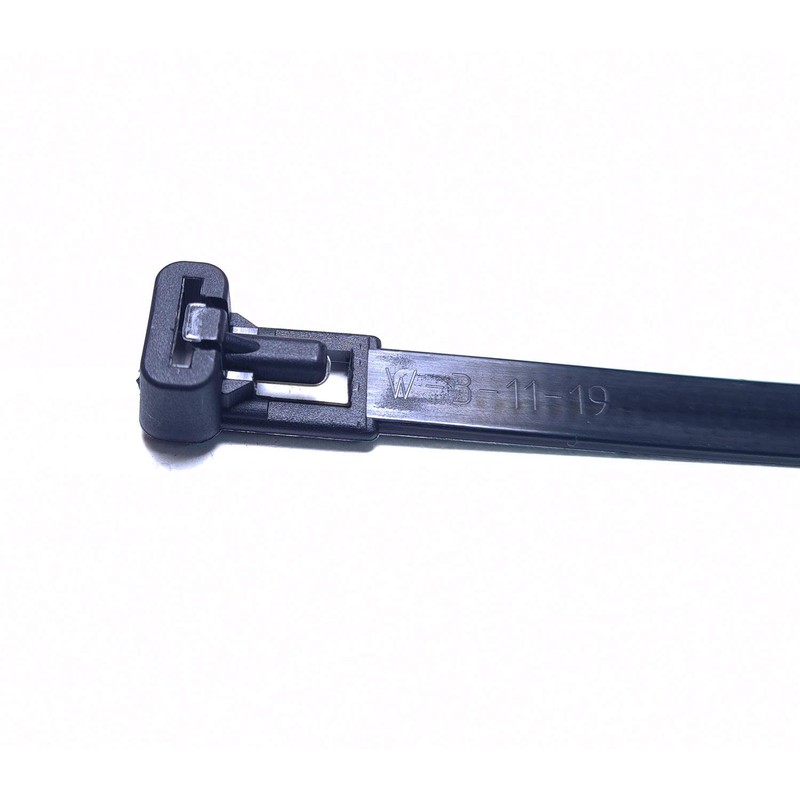 Pack of 10 Cable Ties Resealable 250 mm x 7.6