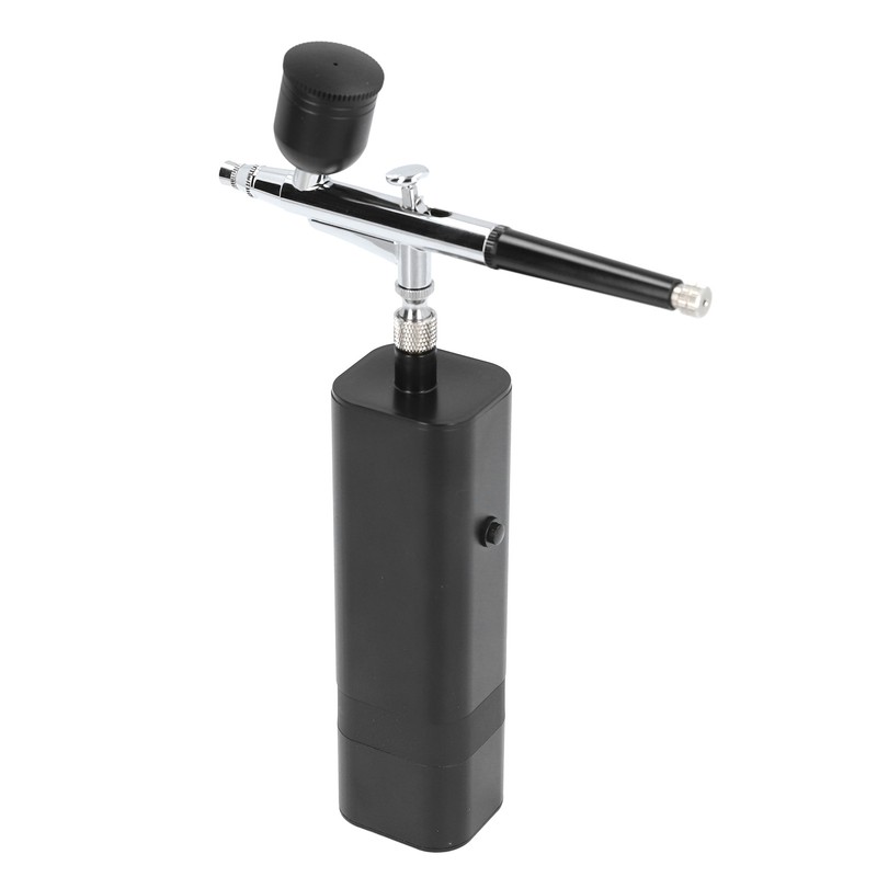 Airbrush Kit 32PSI High Pressure Adjustable Airflow 0.3mm Nozzle Rechargeable